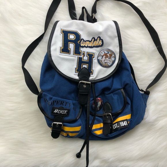 Hot Topic Handbags - Riverdale Varsity Slouch Archie Backpack EUC